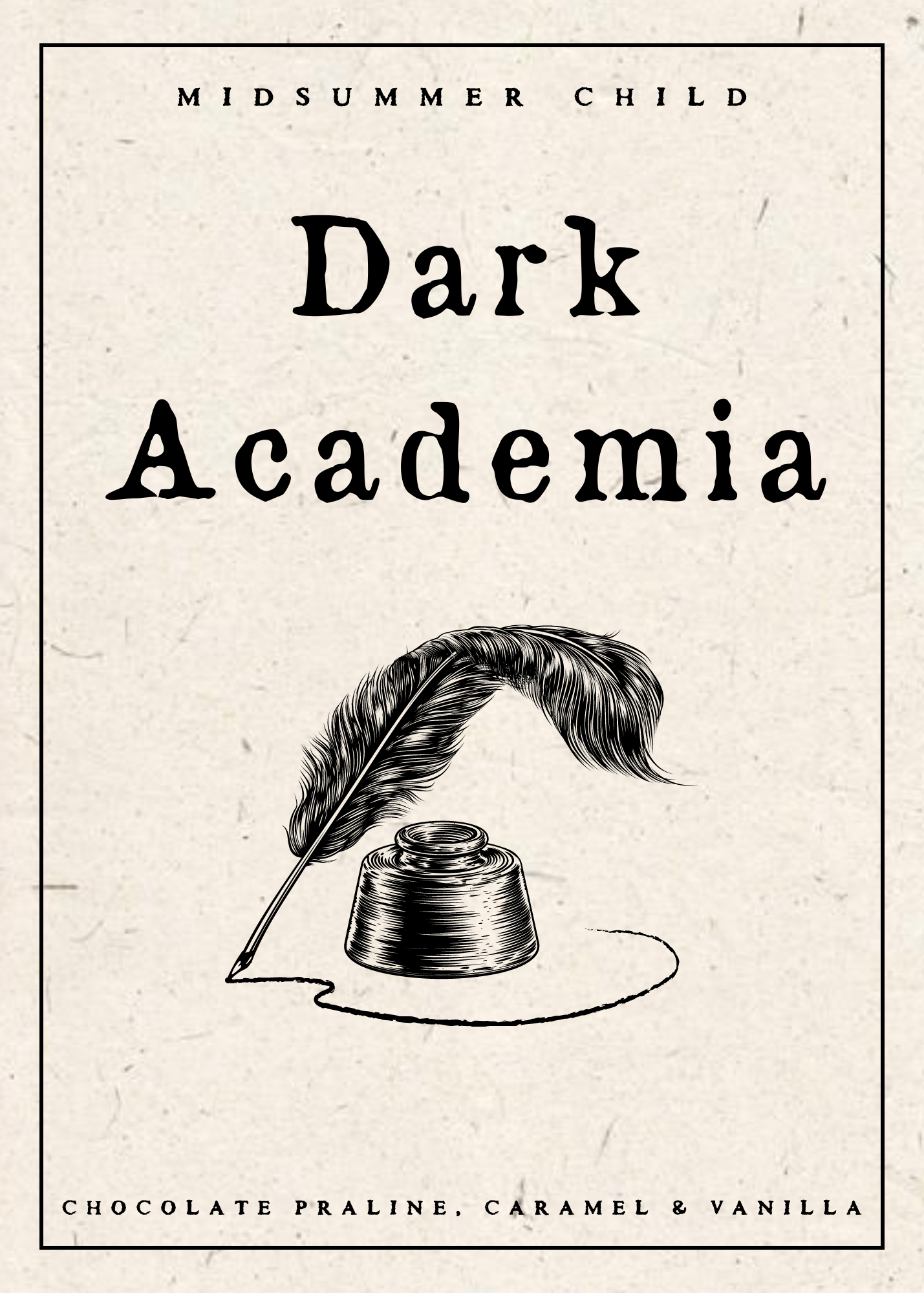 Dark Academia Candle