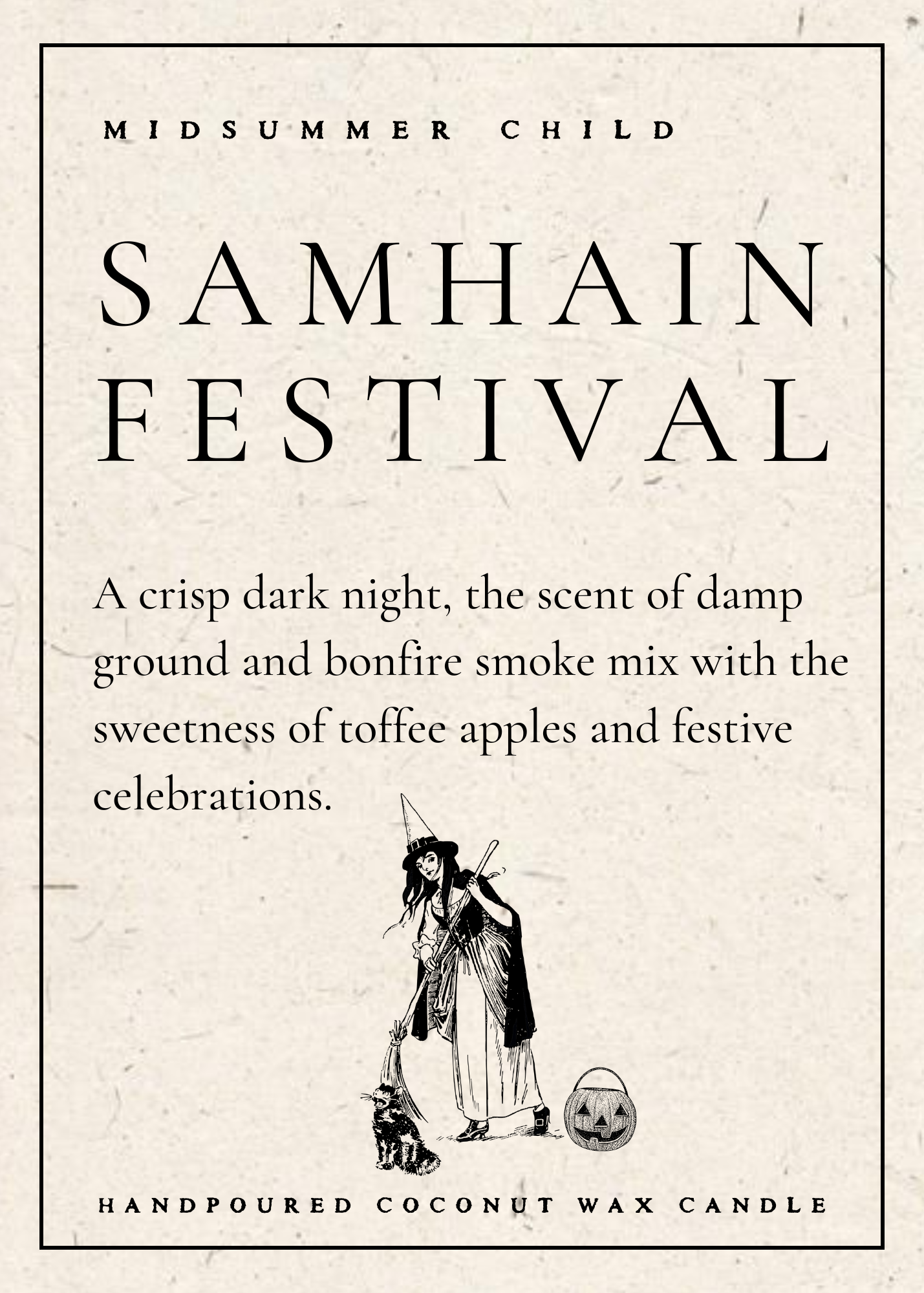 Samhain Festival Candle