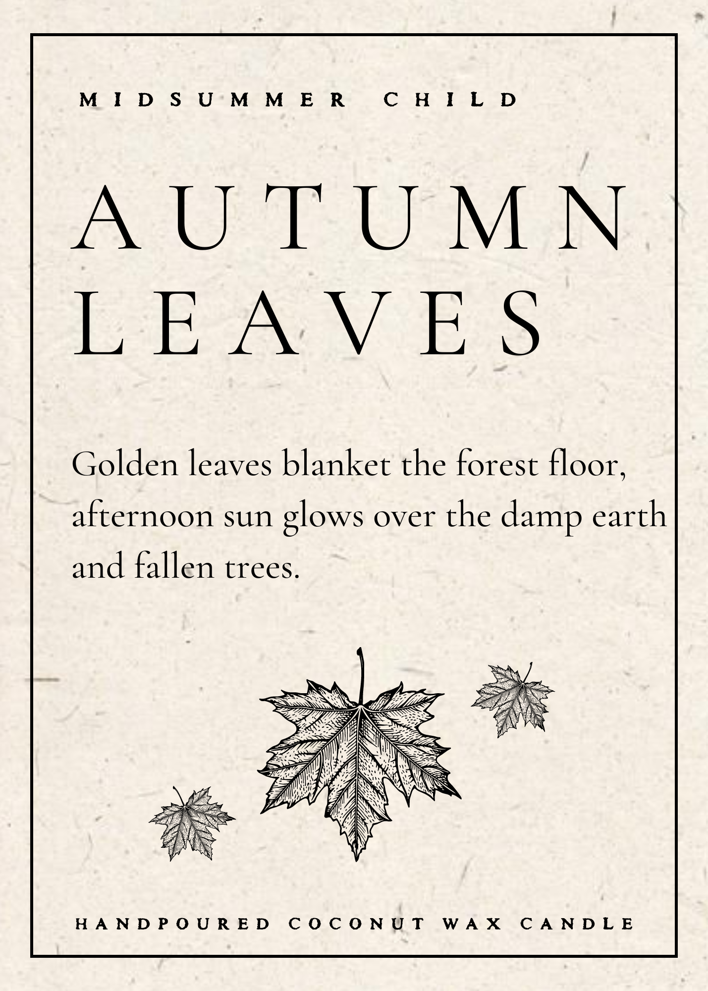 Autumn Leaves Candle