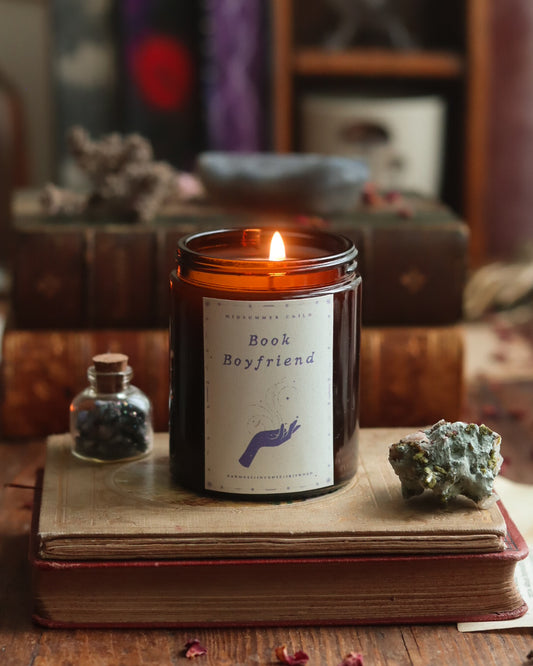 Book Boyfriend Candle