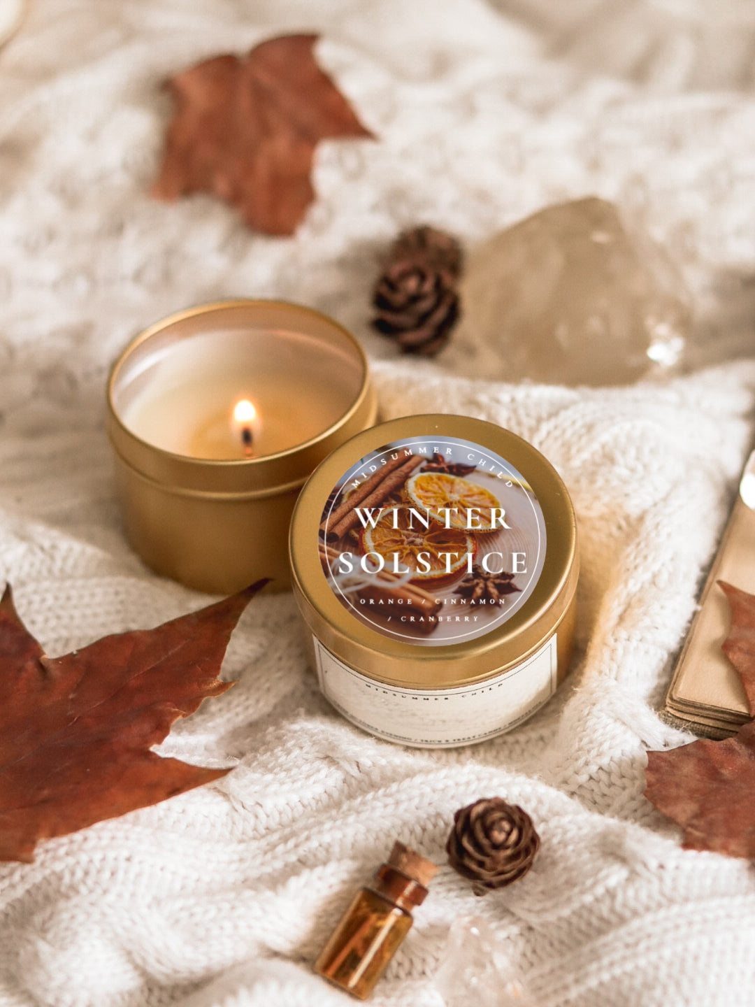 Winter Solstice Candle