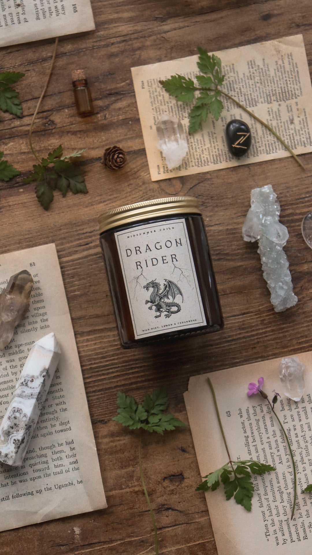Dragon Rider Candle