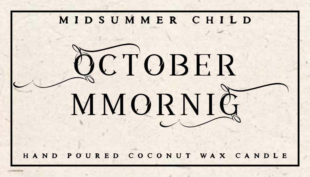 October Morning Candle