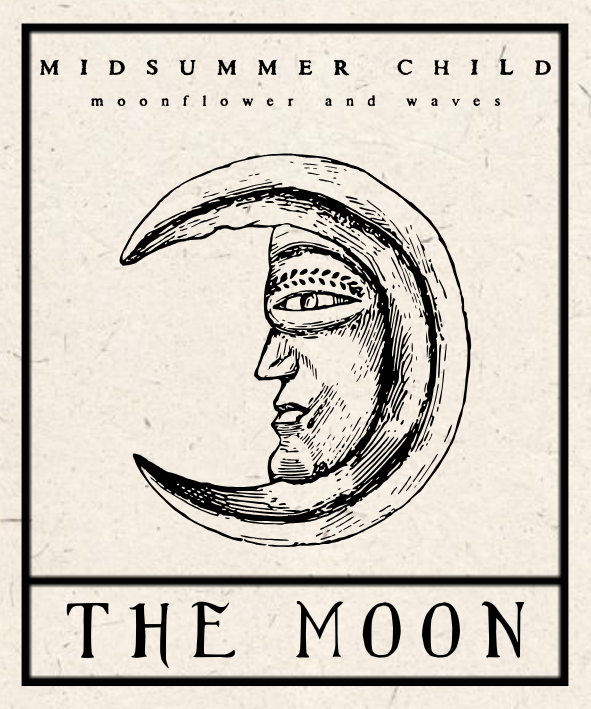 The Moon Tarot Candle