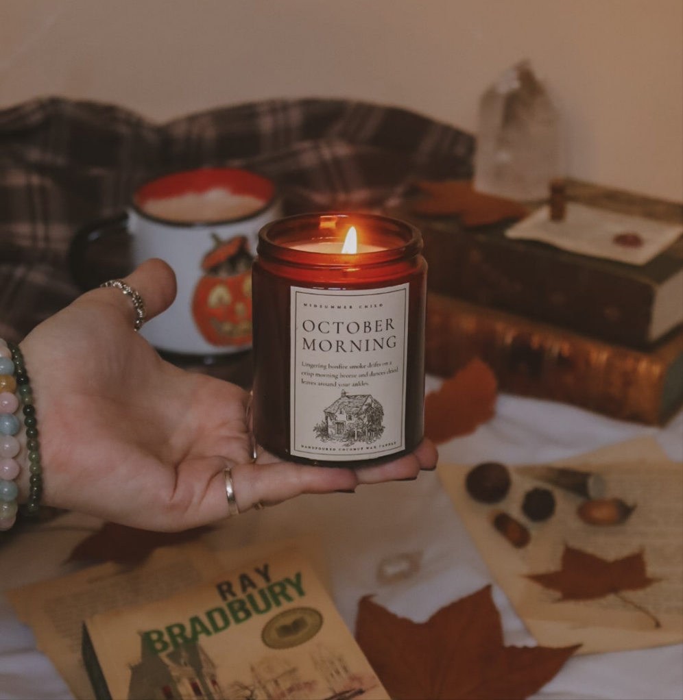 October Morning Candle