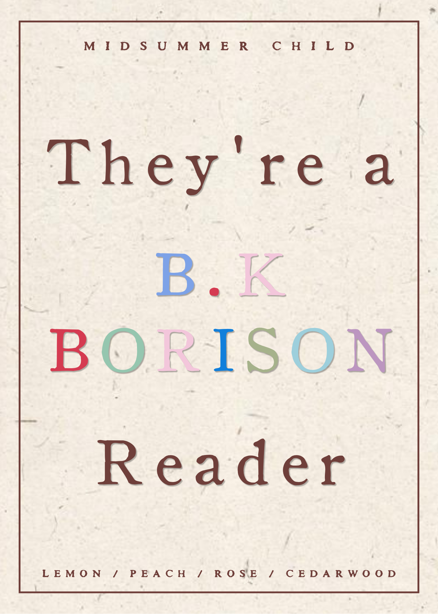B.K Borison Candle