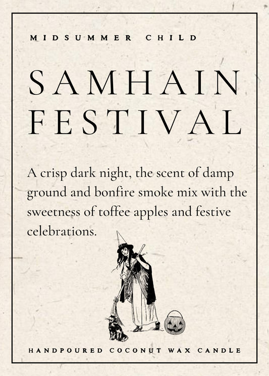 Samhain Festival Candle