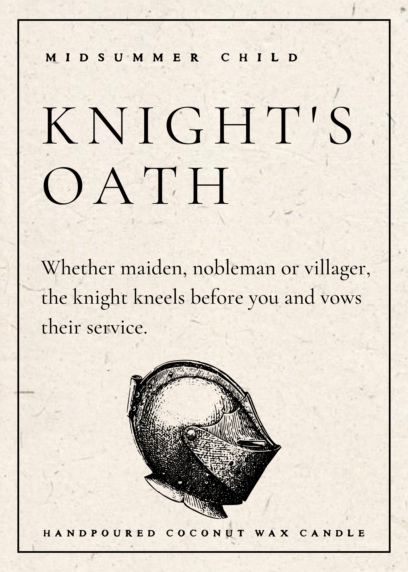 Knight's Oath Candle