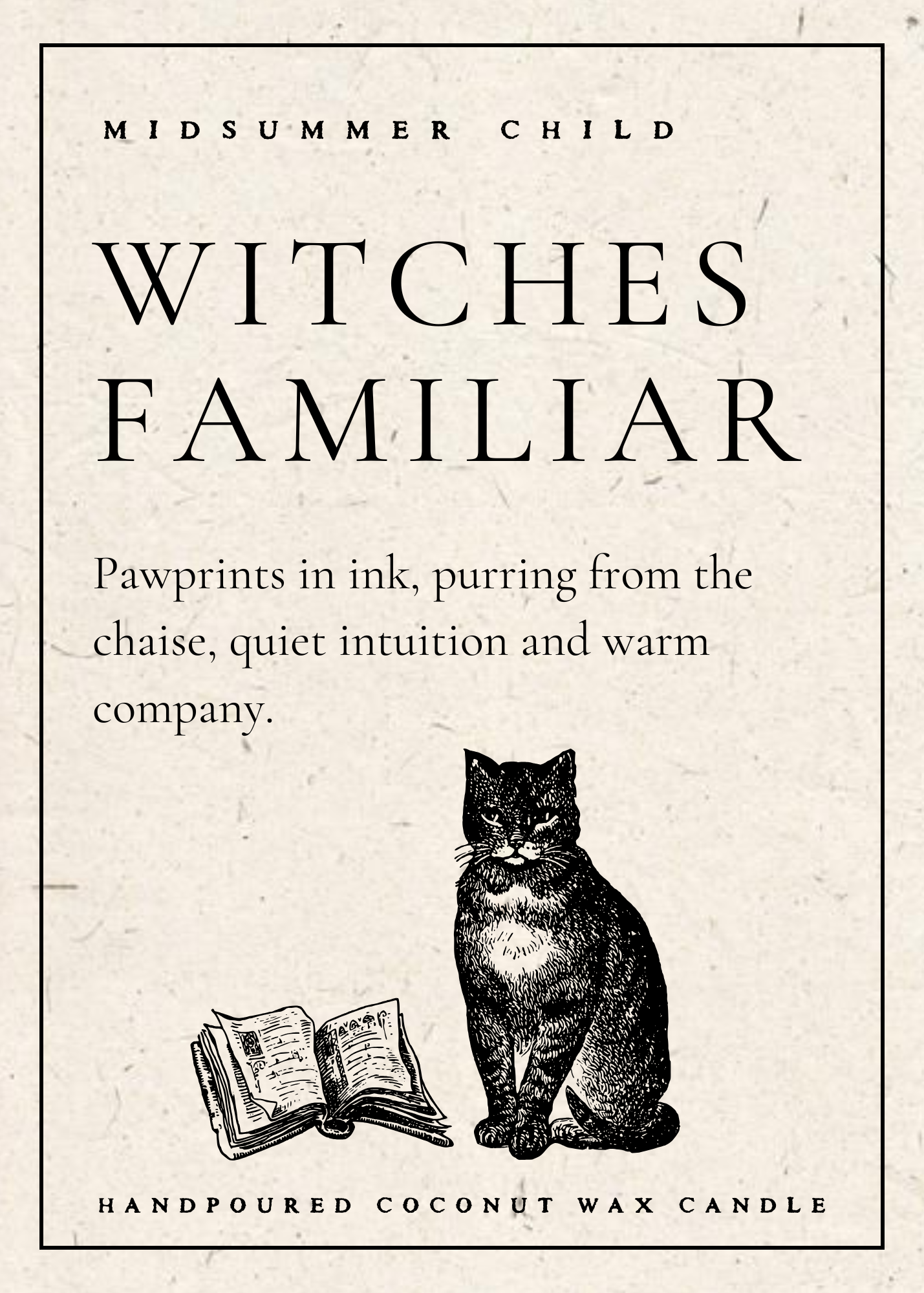 Witches' Familiar Candle
