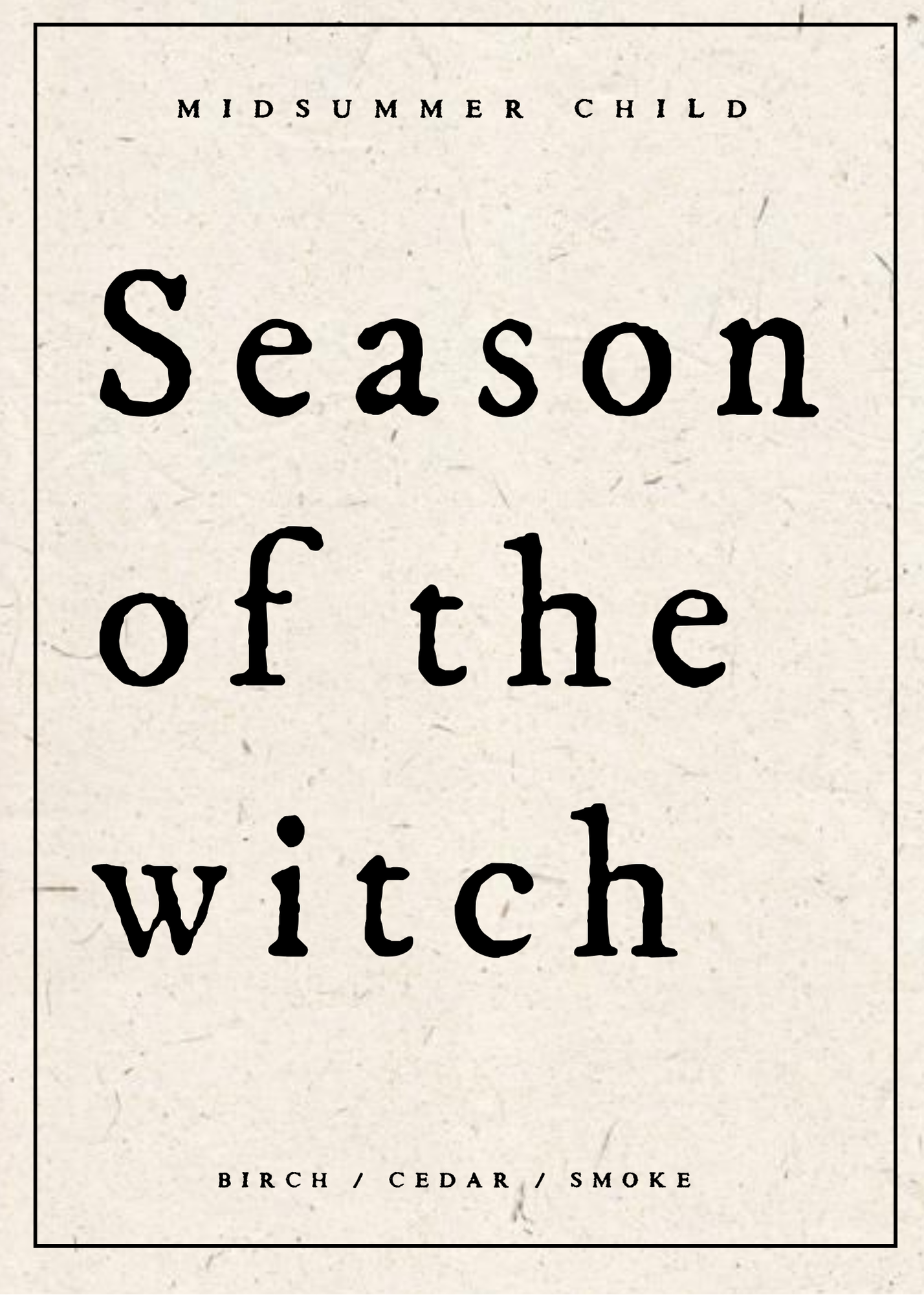 Season of The Witch Candle