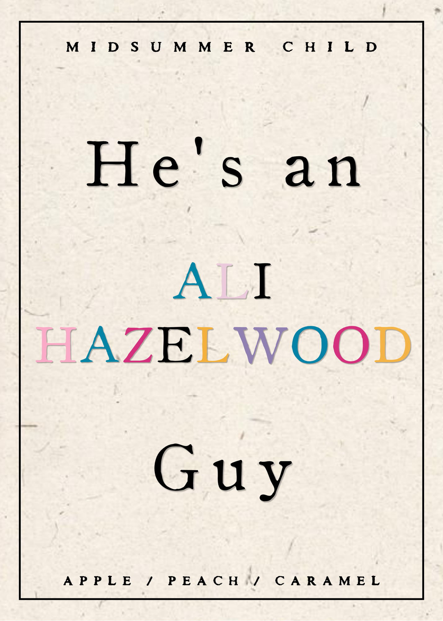 Ali Hazelwood Reader Candle