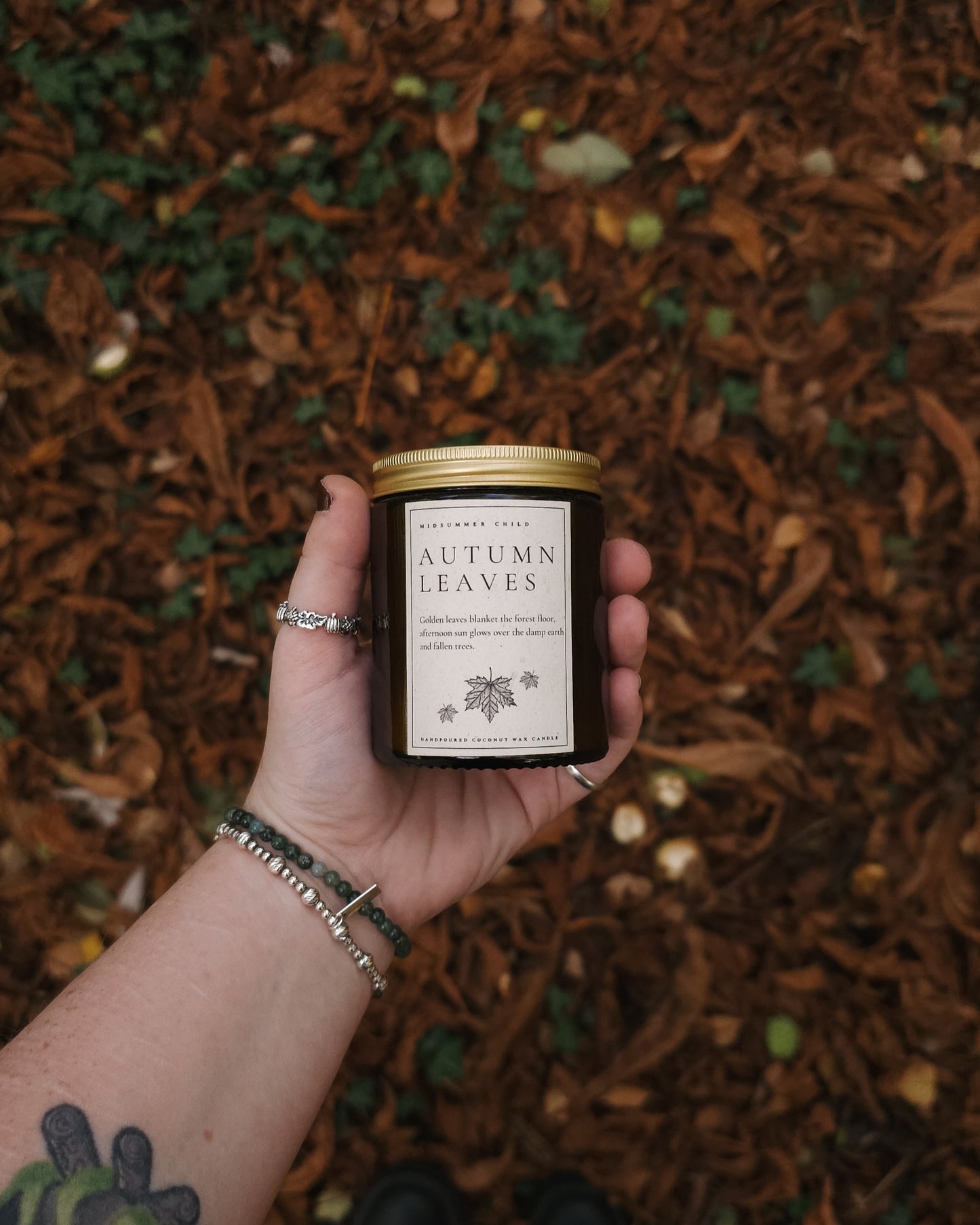 Autumn Leaves Candle