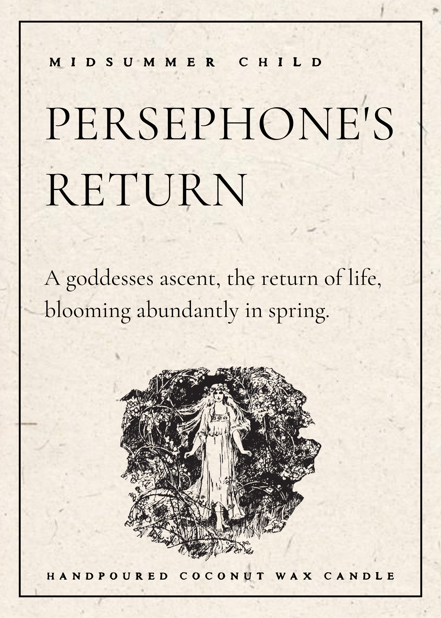 Persephone's Return Candle