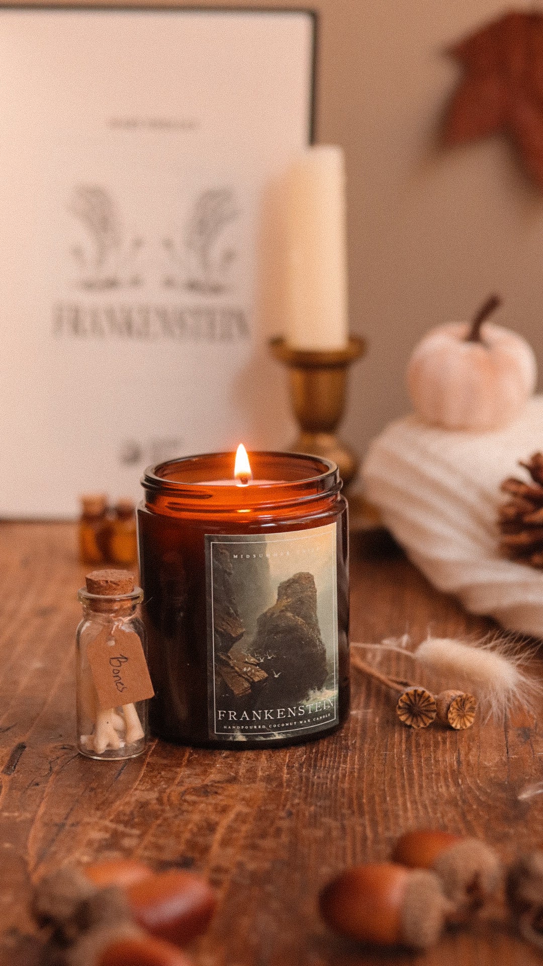 Frankenstein Candle