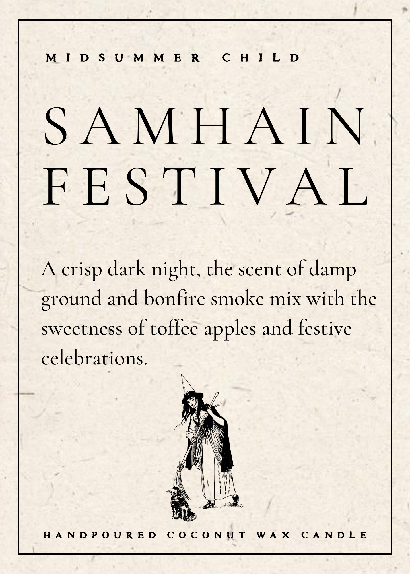 Samhain Festival Candle