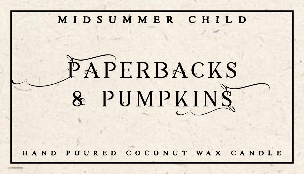 Paperbacks + Pumpkins Candle