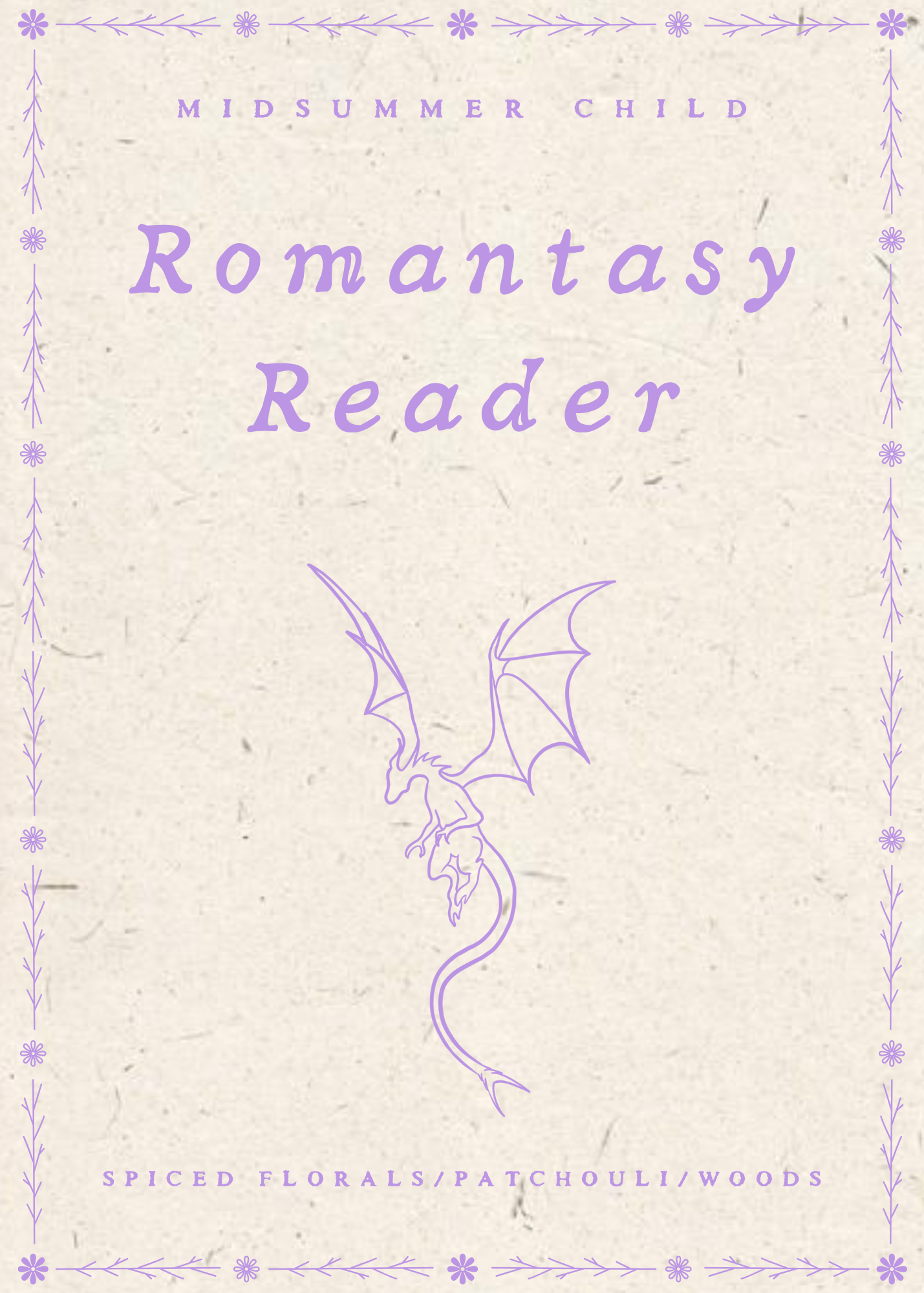 Romantasy Reader Candle
