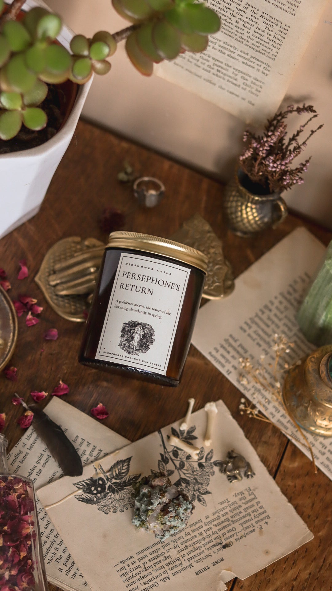 Persephone's Return Candle