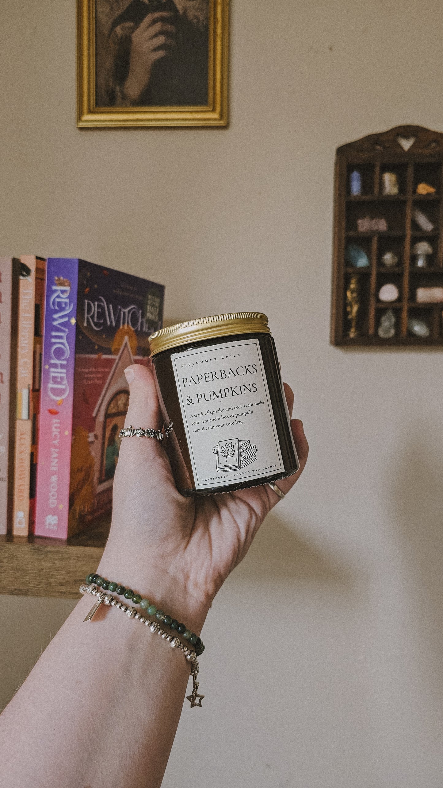 Paperbacks + Pumpkins Candle