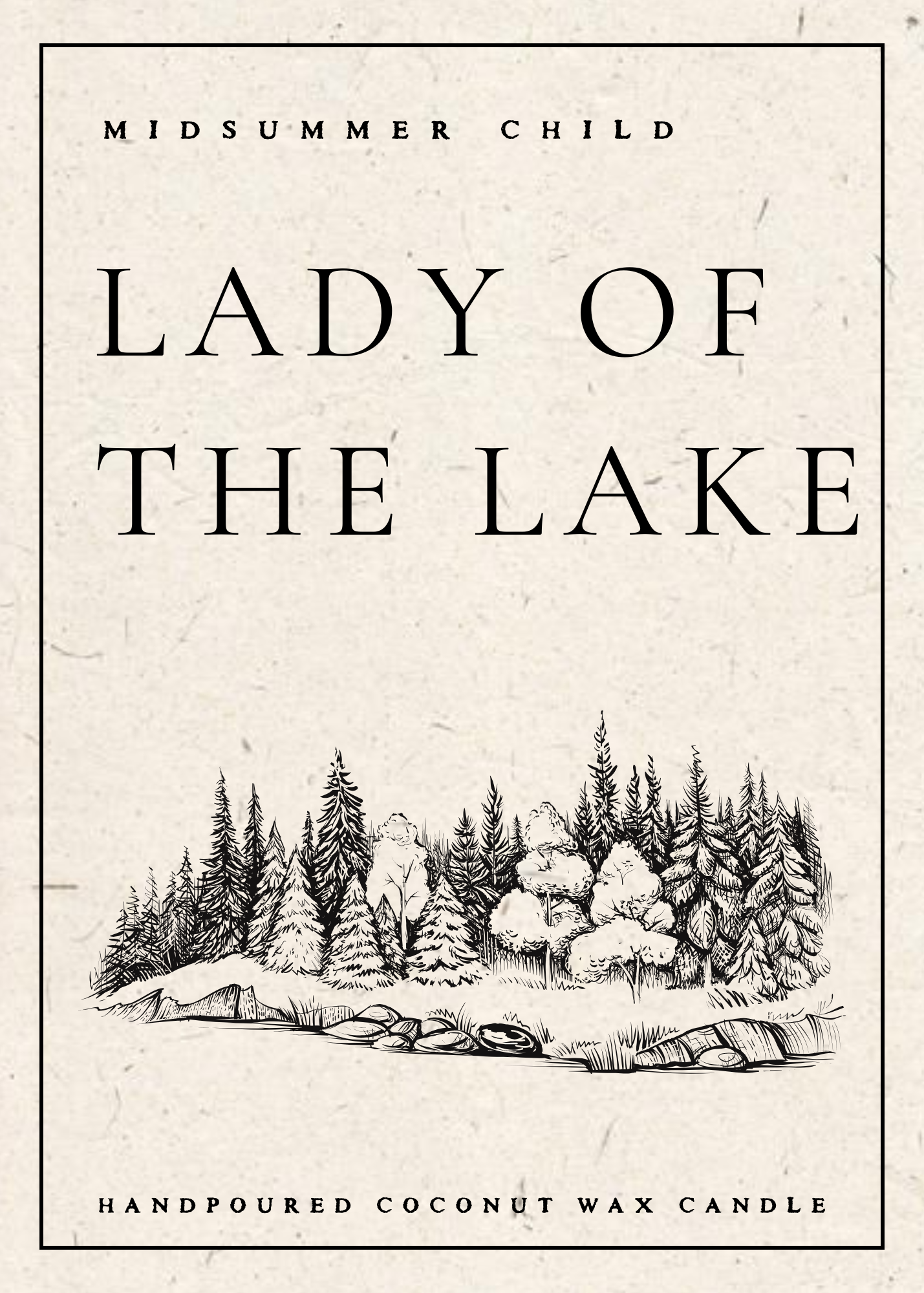 Lady of the Lake Candle