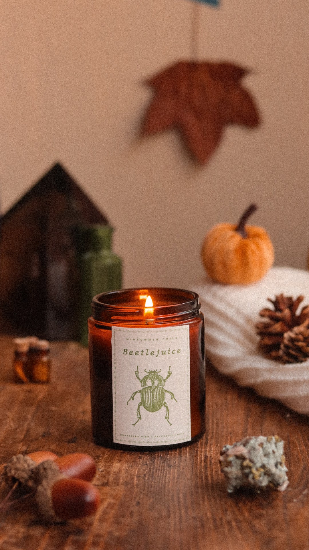 Beetlejuice Candle