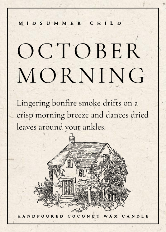 October Morning Candle