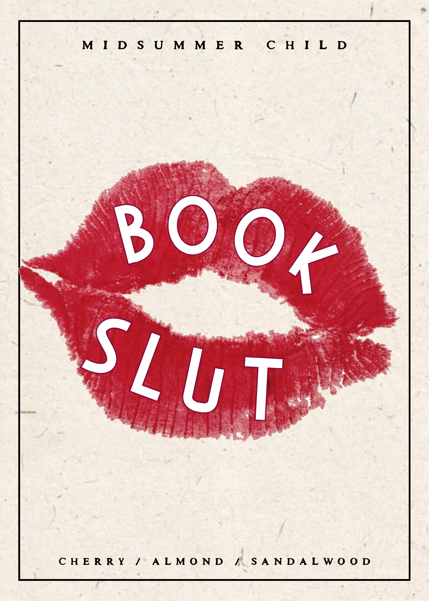 Book Slut Candle