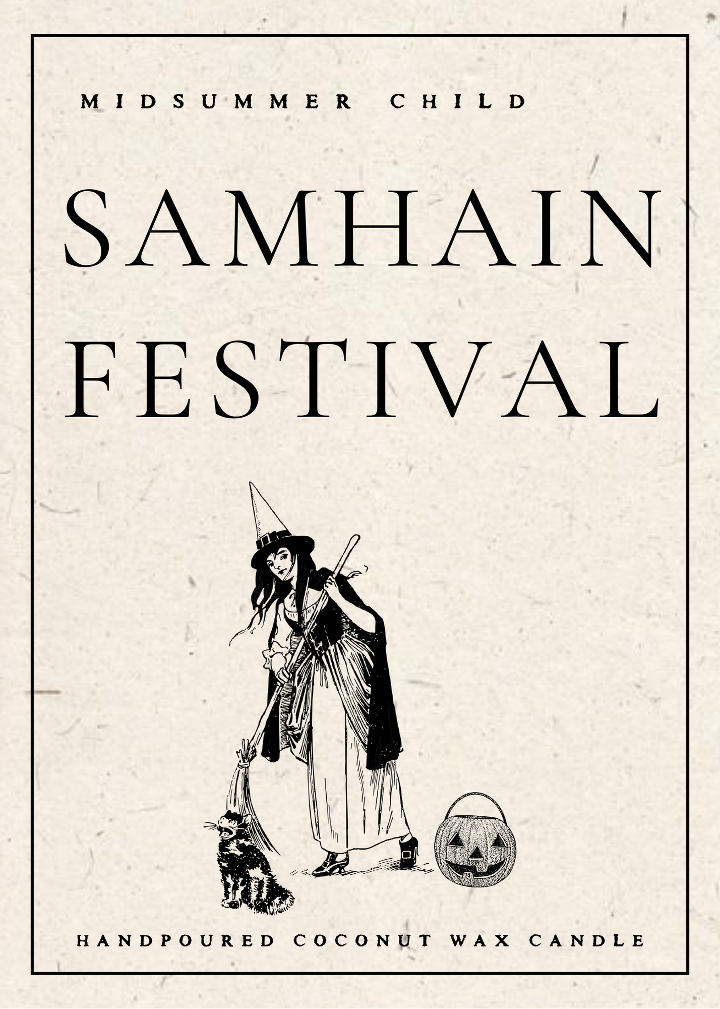 Samhain Festival Candle