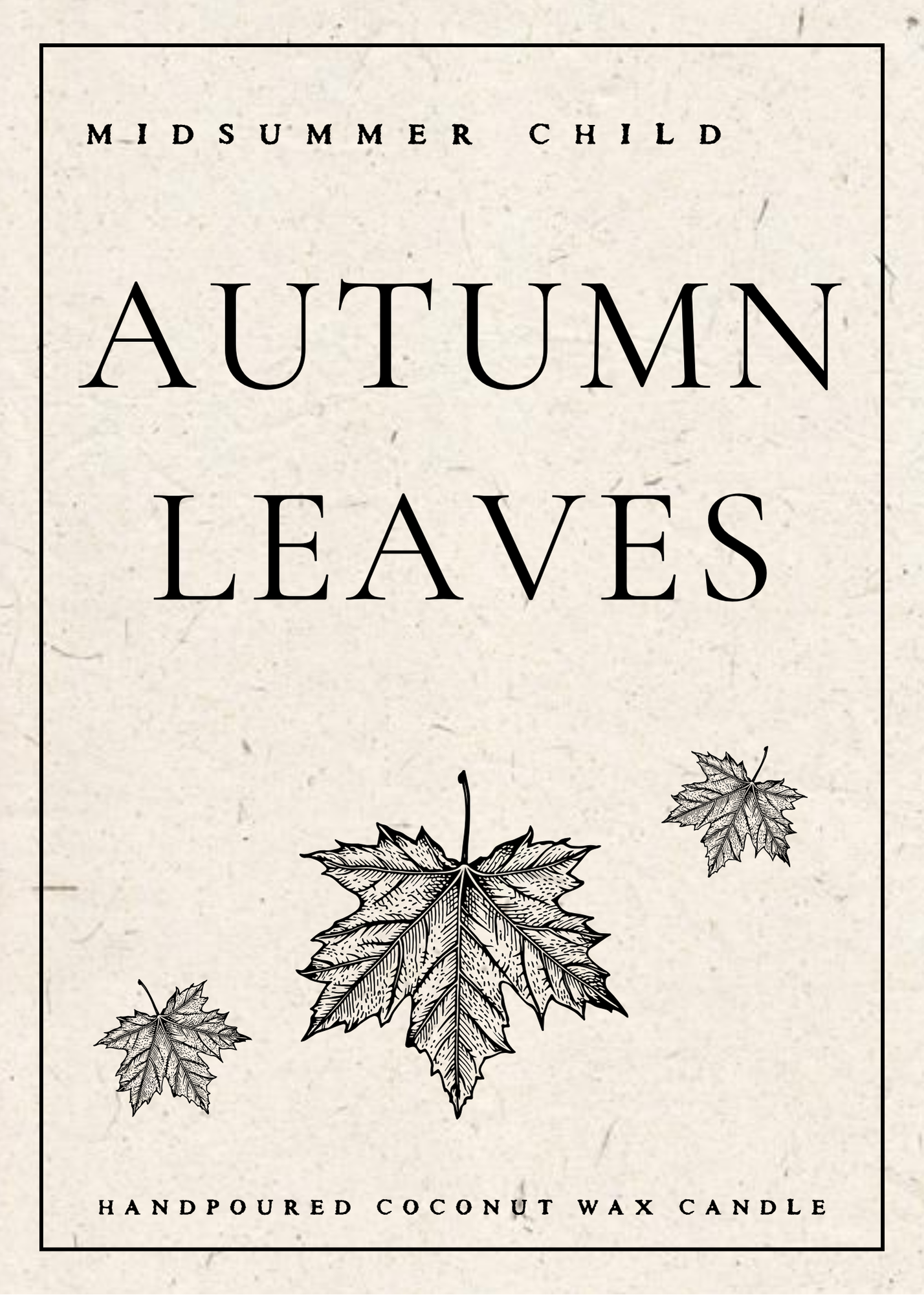 Autumn Leaves Candle