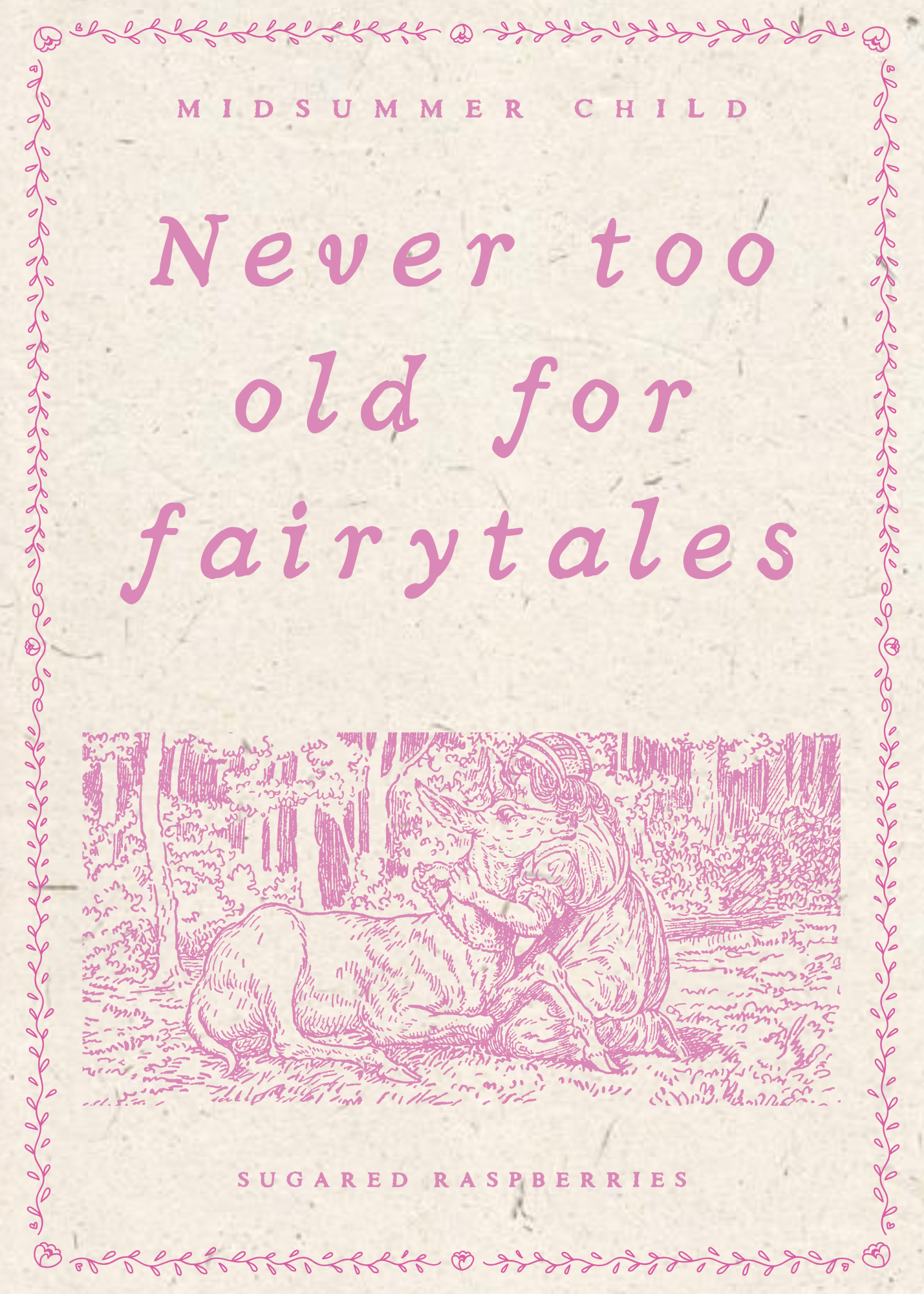 Never Too Old For Fairytales Candle