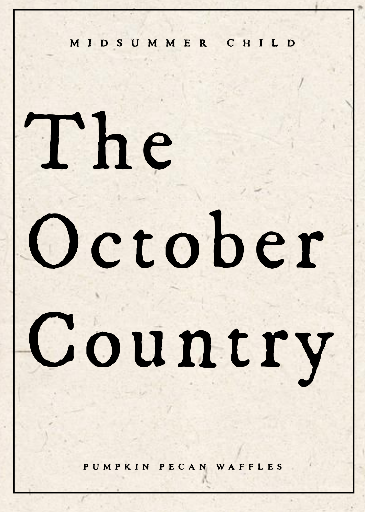 The October Country Candle