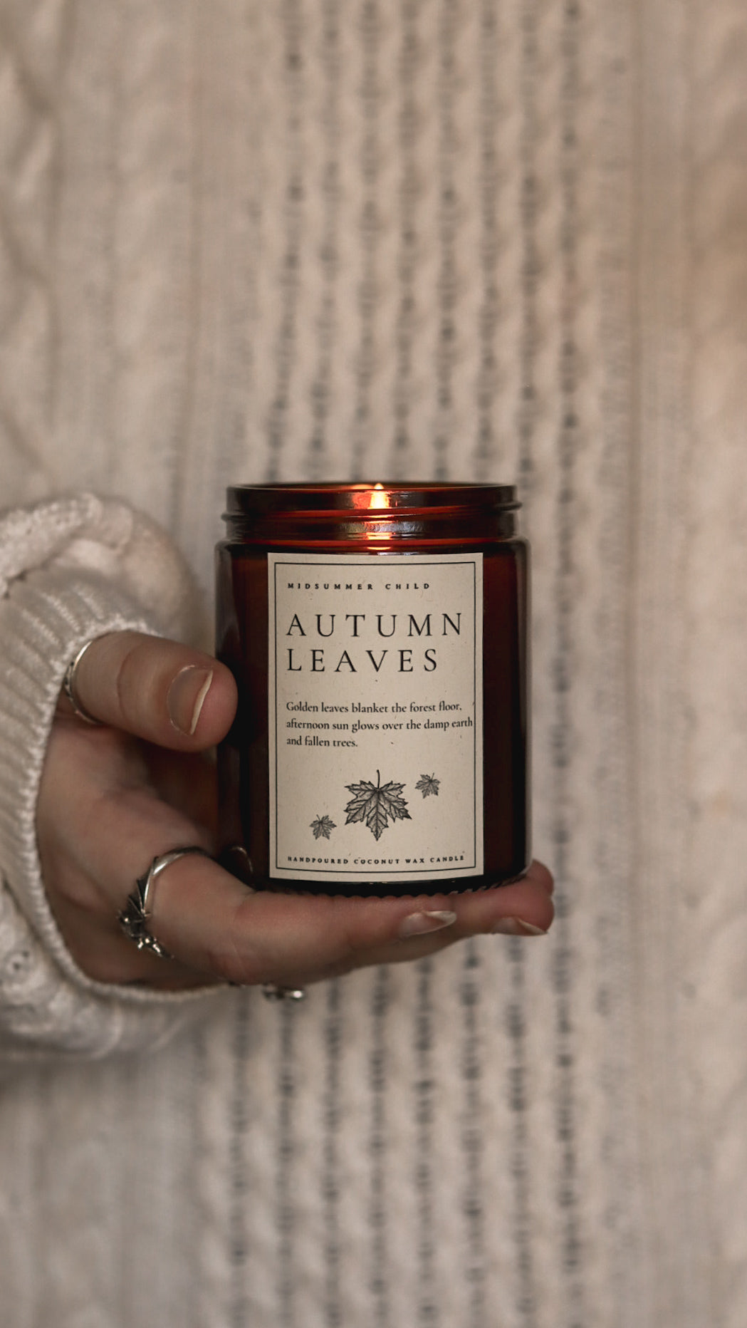 Autumn Leaves Candle