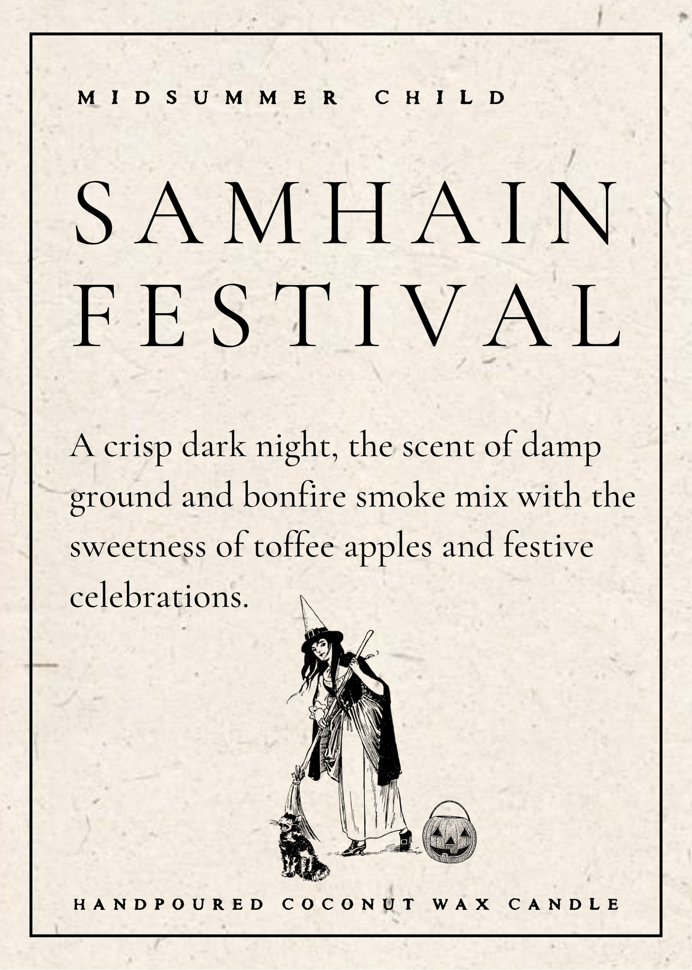Samhain Festival Candle