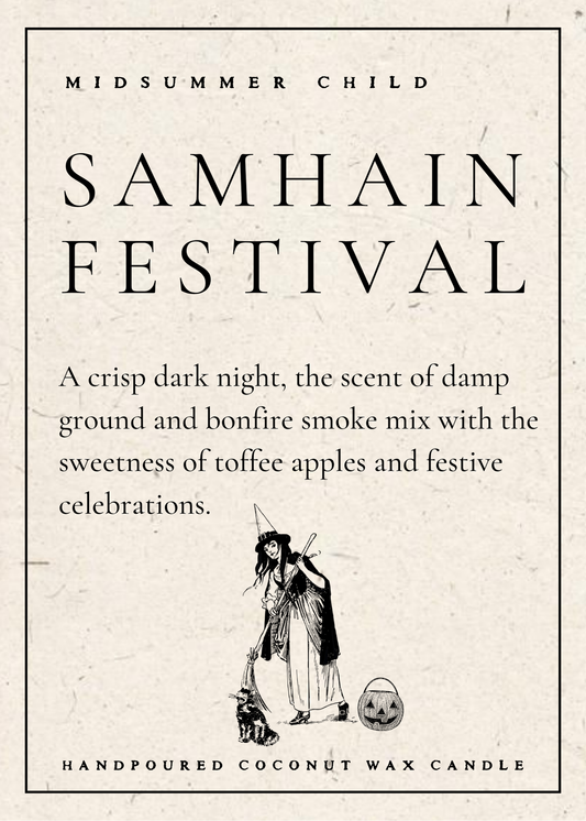 Samhain Festival Candle