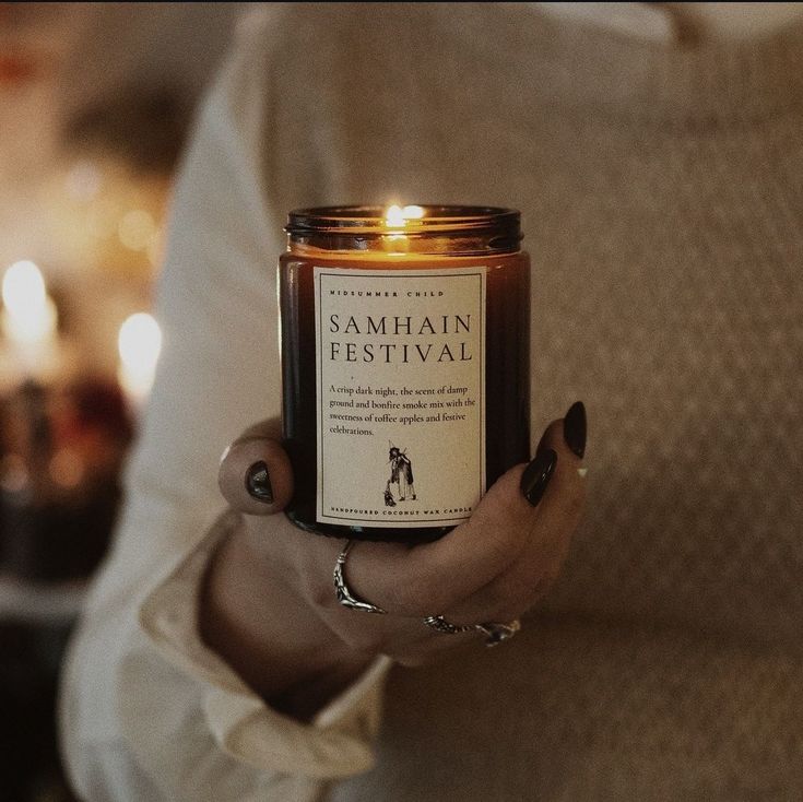 Samhain Festival Candle