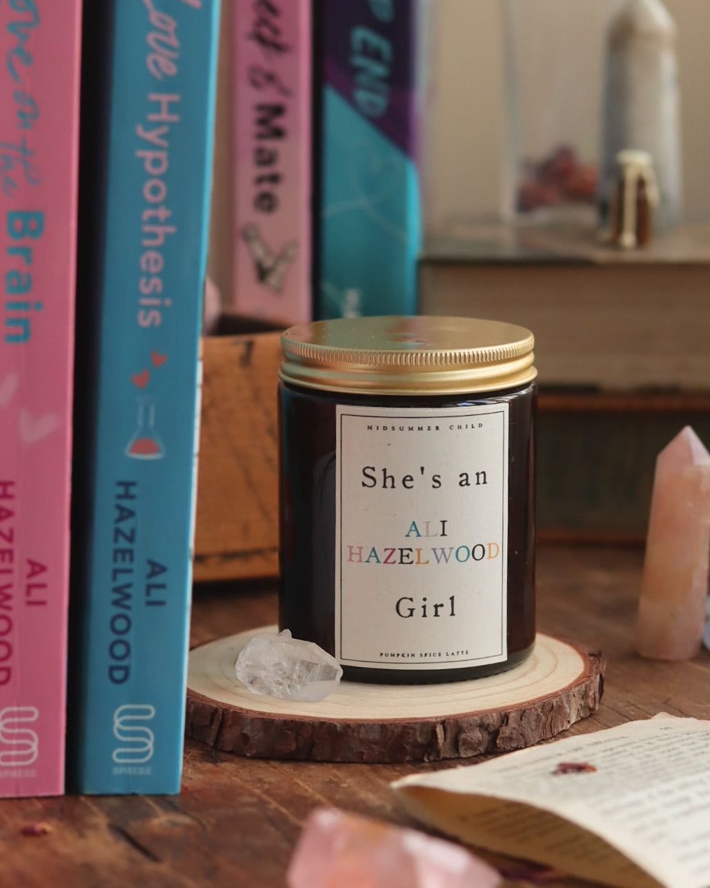 Ali Hazelwood Reader Candle