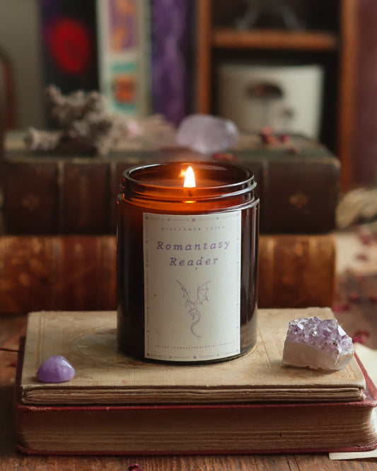 Romantasy Reader Candle